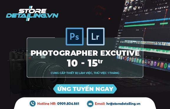 TUYỂN DỤNG PHOTOGRAPHER EXCUTIVE