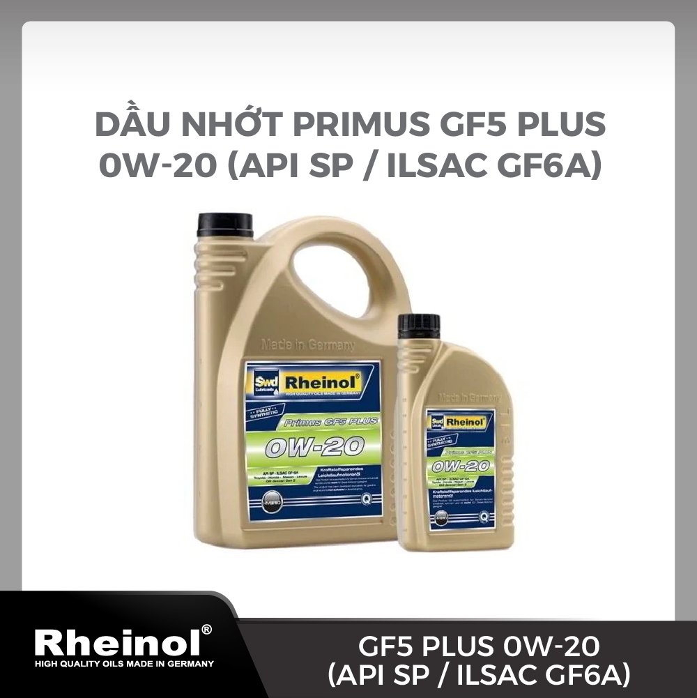 Dầu Nhớt Đức Rheinol Primus GF5 PLUS 0W-20